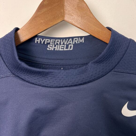 Nike Hyperwarm Shield Shirt New England Patriots NFL On Field Long Sleeve Men L - Picture 2 of 6